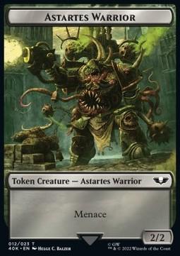 Astartes Warrior Token (B 2/2) // Spawn Token (R 3/3)
