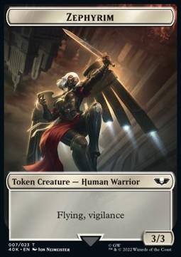 Zephyrim Token (W 3/3) // Soldier Token (W 1/1)