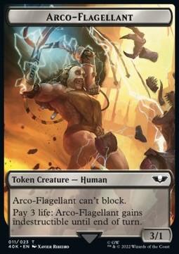 Arco-Flagellant Token (B 3/1) // Soldier Token (W 1/1)
