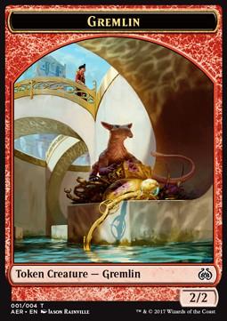 Gremlin Token (Red 2/2)