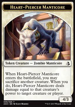 Heart-Piercer Manticore Token