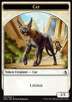 Cat Token (White 1/1 Lifelink)