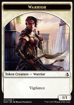 Warrior Token (White 1/1 Vigilance)