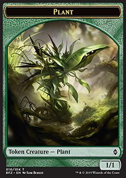 Plant Token (Green 1/1)