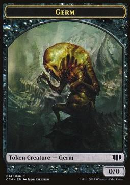 Germ Token (B 0/0) / Zombie Token (B 2/2)