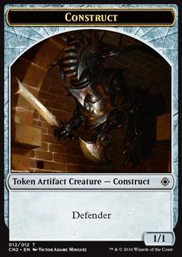 Construct Token (Artifact 1/1 Defender)