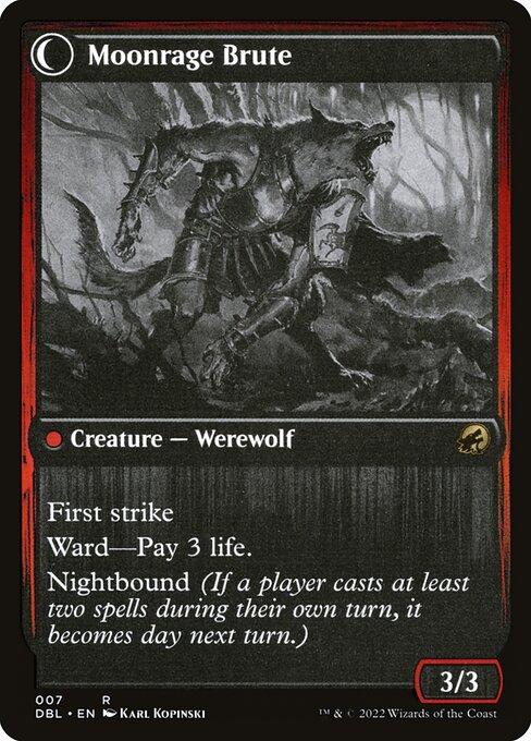 Brutal Cathar // Moonrage Brute (back)