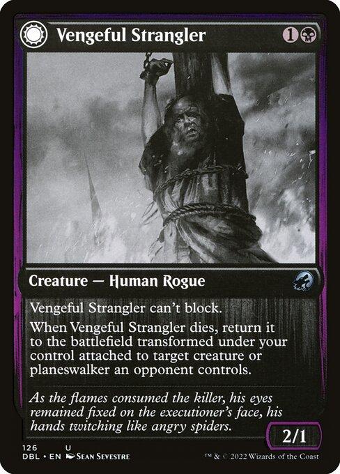 Vengeful Strangler // Strangling Grasp (front)