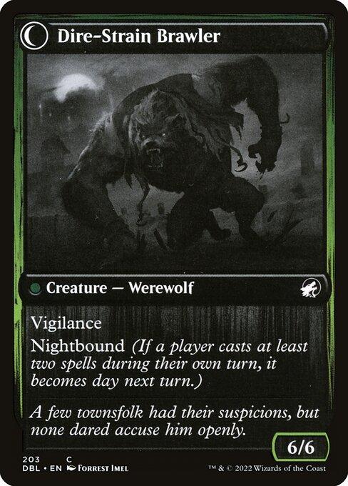 Tireless Hauler // Dire-Strain Brawler (back)