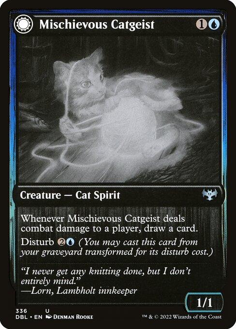 Mischievous Catgeist // Catlike Curiosity (front)