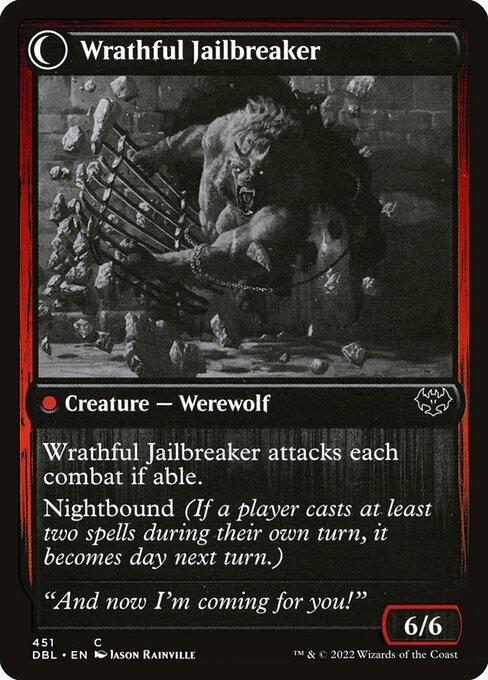 Weary Prisoner // Wrathful Jailbreaker (back)