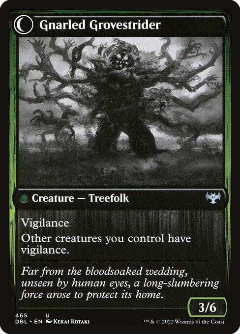 Dormant Grove // Gnarled Grovestrider (back)