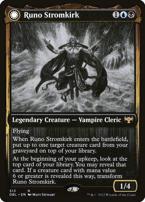 Runo Stromkirk // Krothuss, Lord of the Deep (front)