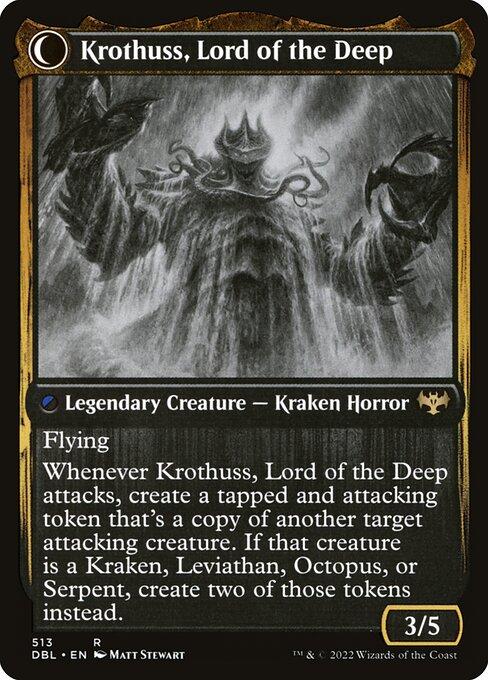 Runo Stromkirk // Krothuss, Lord of the Deep (back)