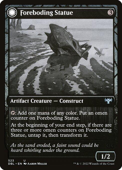 Foreboding Statue // Forsaken Thresher (front)