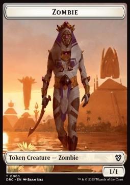 Zombie Token (W 1/1) // Shapeshifter Token (U 2/2)