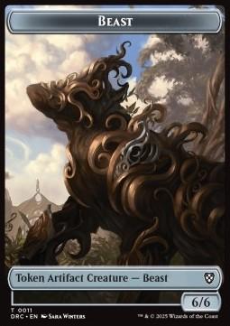 Beast Token (A 6/6) // Construct Token (A 4/4)
