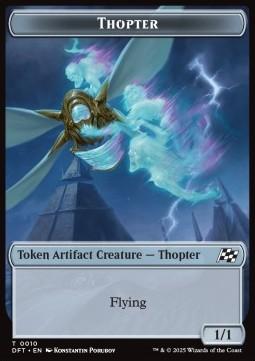 Thopter Token (A 1/1) // Golem Token (A 3/3 Trample)