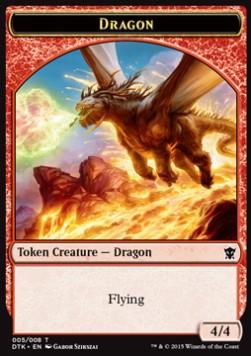 Dragon Token (Red 4/4)
