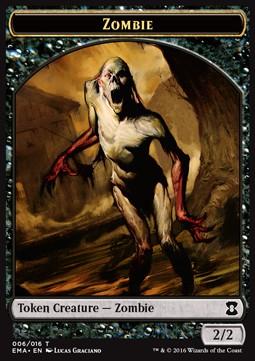 Zombie Token (Black 2/2)