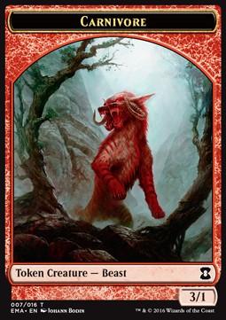 Carnivore Token (Red 3/1)