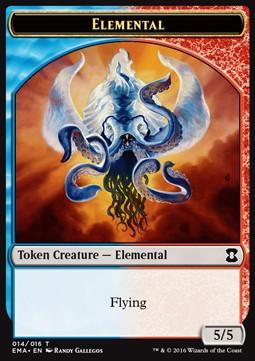 Elemental Token (Blue and Red 5/5)