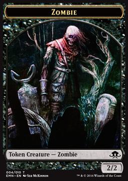 Zombie Token (Black 2/2) (V.2)