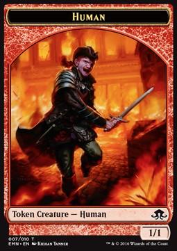Human Token (Red 1/1)
