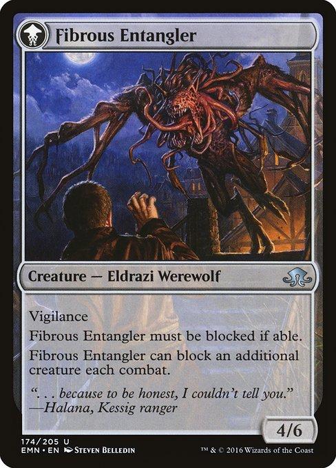 Tangleclaw Werewolf / Fibrous Entangler (back)