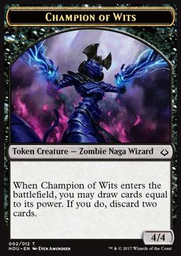 Champion of Wits Token