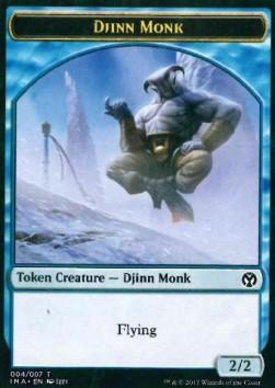 Djinn Monk Token (Blue 2/2)