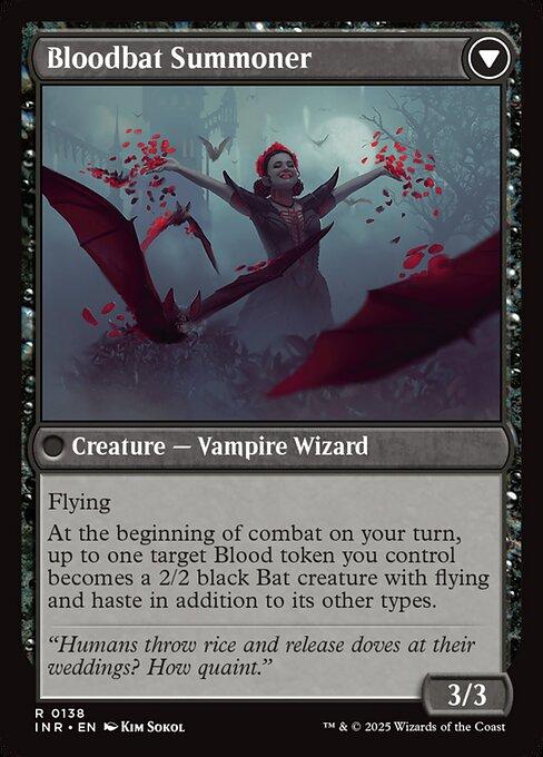 Voldaren Bloodcaster // Bloodbat Summoner (back)