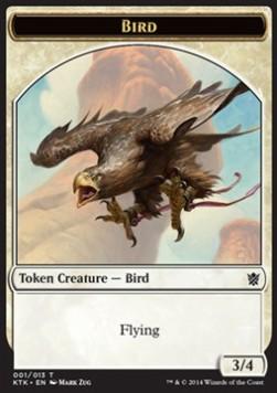 Bird Token (White 3/4)