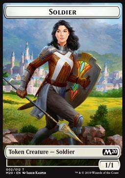Soldier Token (White 1/1)