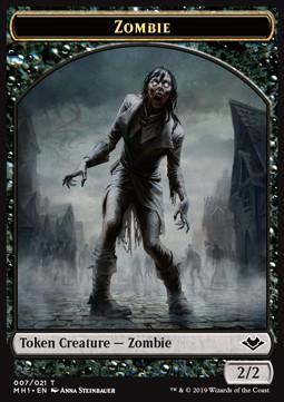 Zombie Token (B 2/2) // Golem Token (A 3/3)