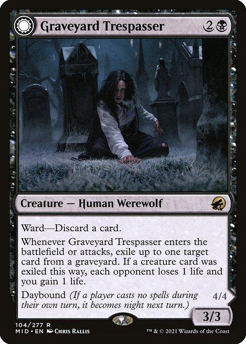 Graveyard Trespasser // Graveyard Glutton (front)