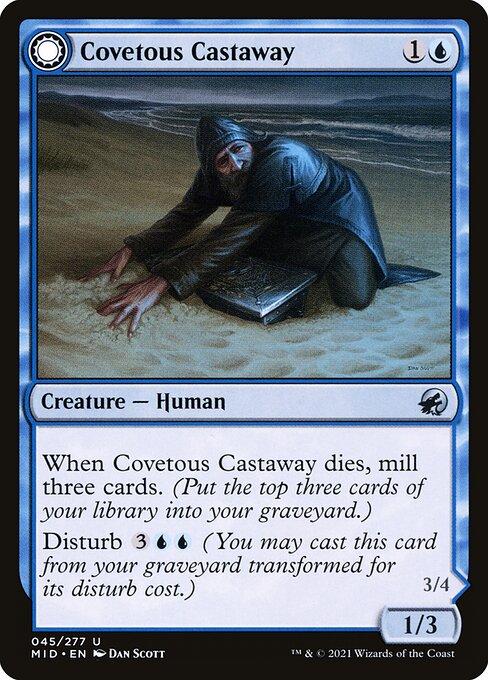 Covetous Castaway // Ghostly Castigator (front)