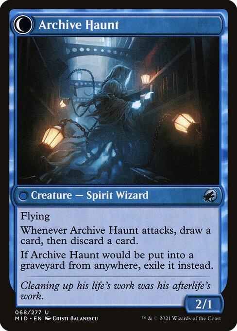 Overwhelmed Archivist // Archive Haunt (back)