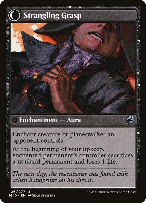 Vengeful Strangler // Strangling Grasp (back)
