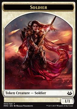 Soldier Token (White 1/1)