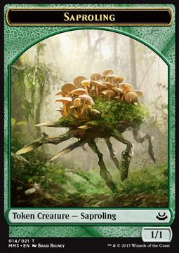 Saproling Token (Green 1/1)