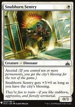 Snubhorn Sentry