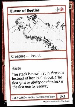 Queue of Beetles (V.2)