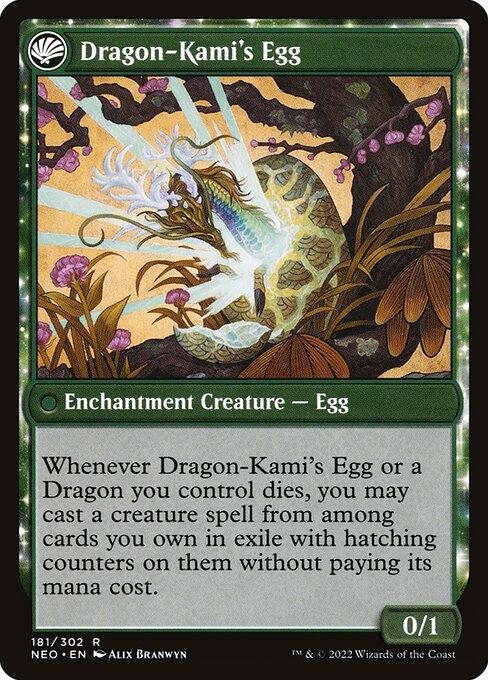 The Dragon-Kami Reborn // Dragon-Kami's Egg (back)
