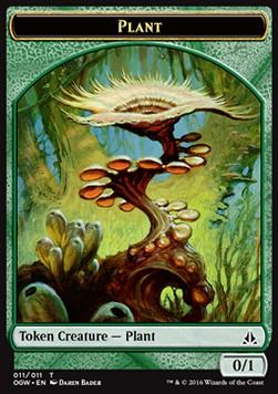 Plant Token (Green 0/1)