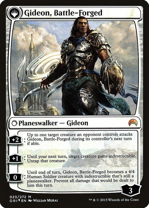 Kytheon, Hero of Akros // Gideon, Battle-Forged (back)