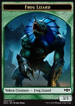 Frog Lizard Token (Green 3/3)