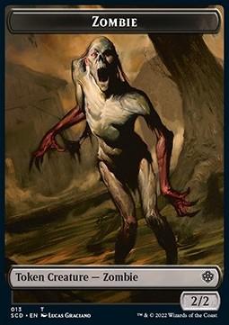 Zombie Token (B 2/2) // Ogre Token (R 3/3)