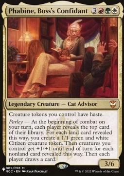 Phabine, Boss's Confidant