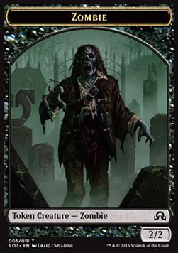 Zombie Token (Black 2/2)